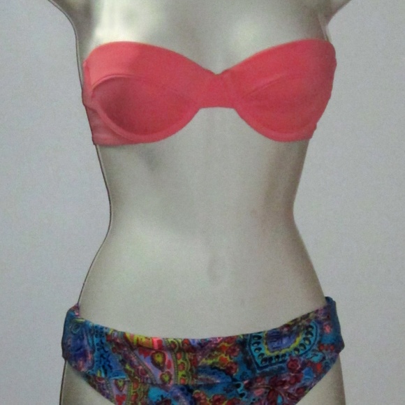 Victoria's Secret Balconet Foldover Bikini 34A M - Picture 3 of 3